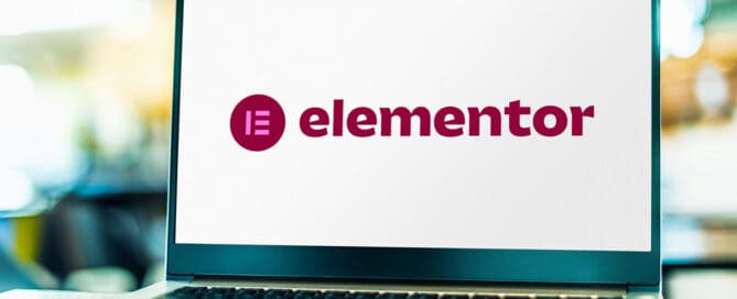 Elementor auf Laptop